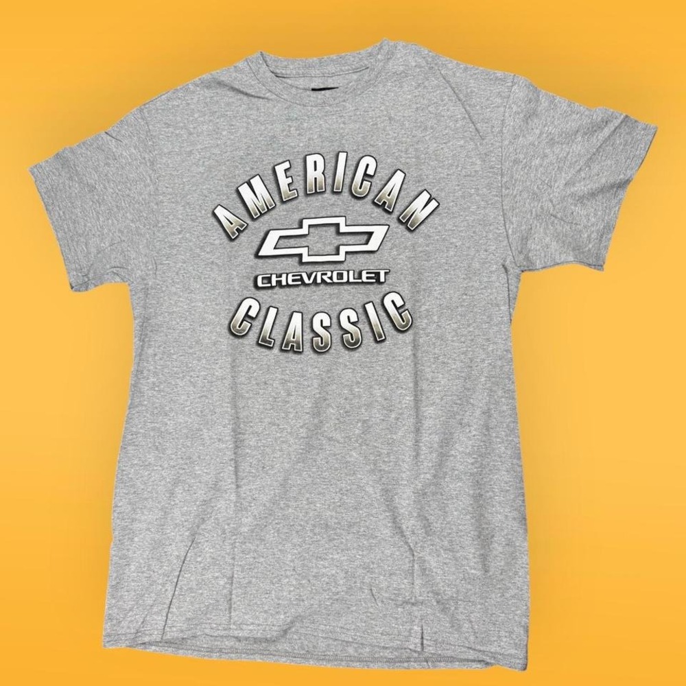 Chevrolet American Classic Graphic T Shirt Grey Size M GM Licensed - Picture 2 of 6